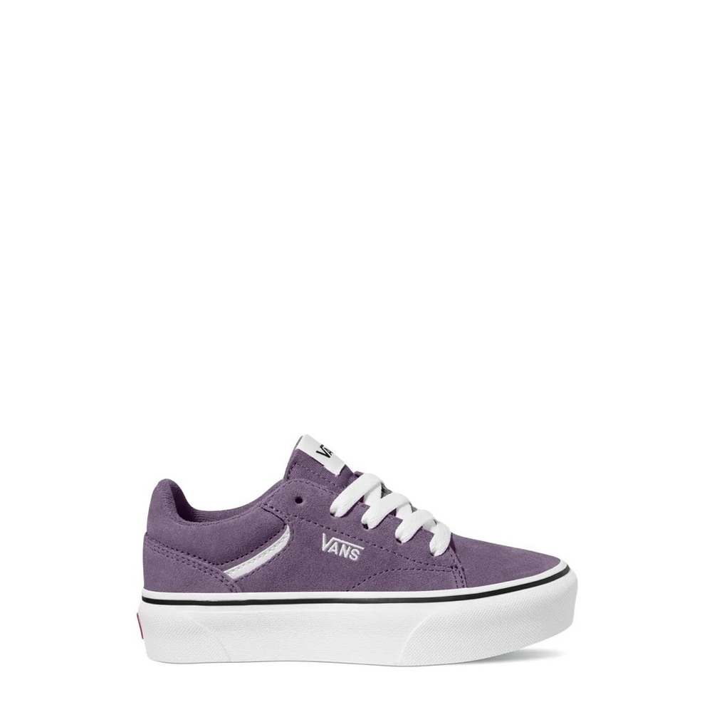 Vans Classic Purple and White Sneakers Size 6 Girls